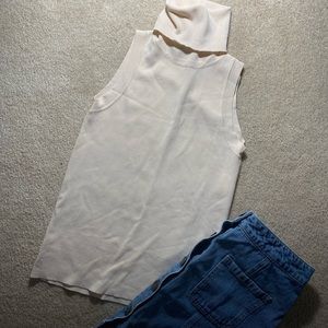 Zara sleeveless turtleneck